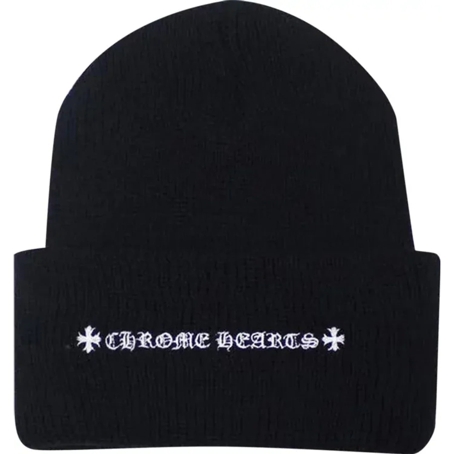 Chrome Hearts Matty Boy 'Chomper' Black Beanie - Image 2