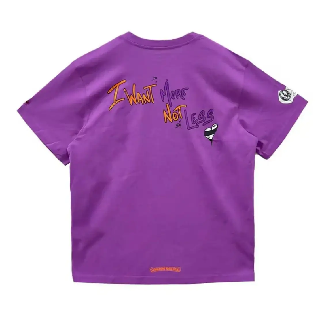 Chrome Hearts Matty Boy 'More Not Less' Purple Tee Sweatpant Set - Image 4
