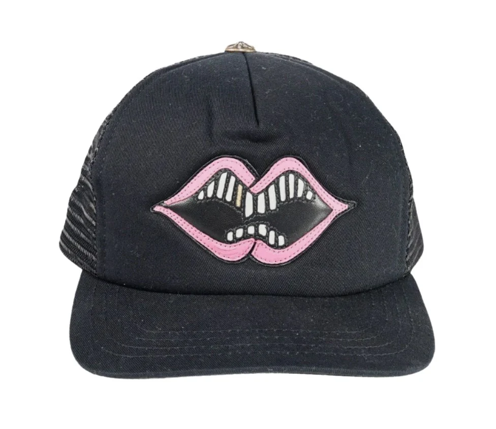 Chrome Hearts Matty Boy 'Pink Lip' Trucker Hat