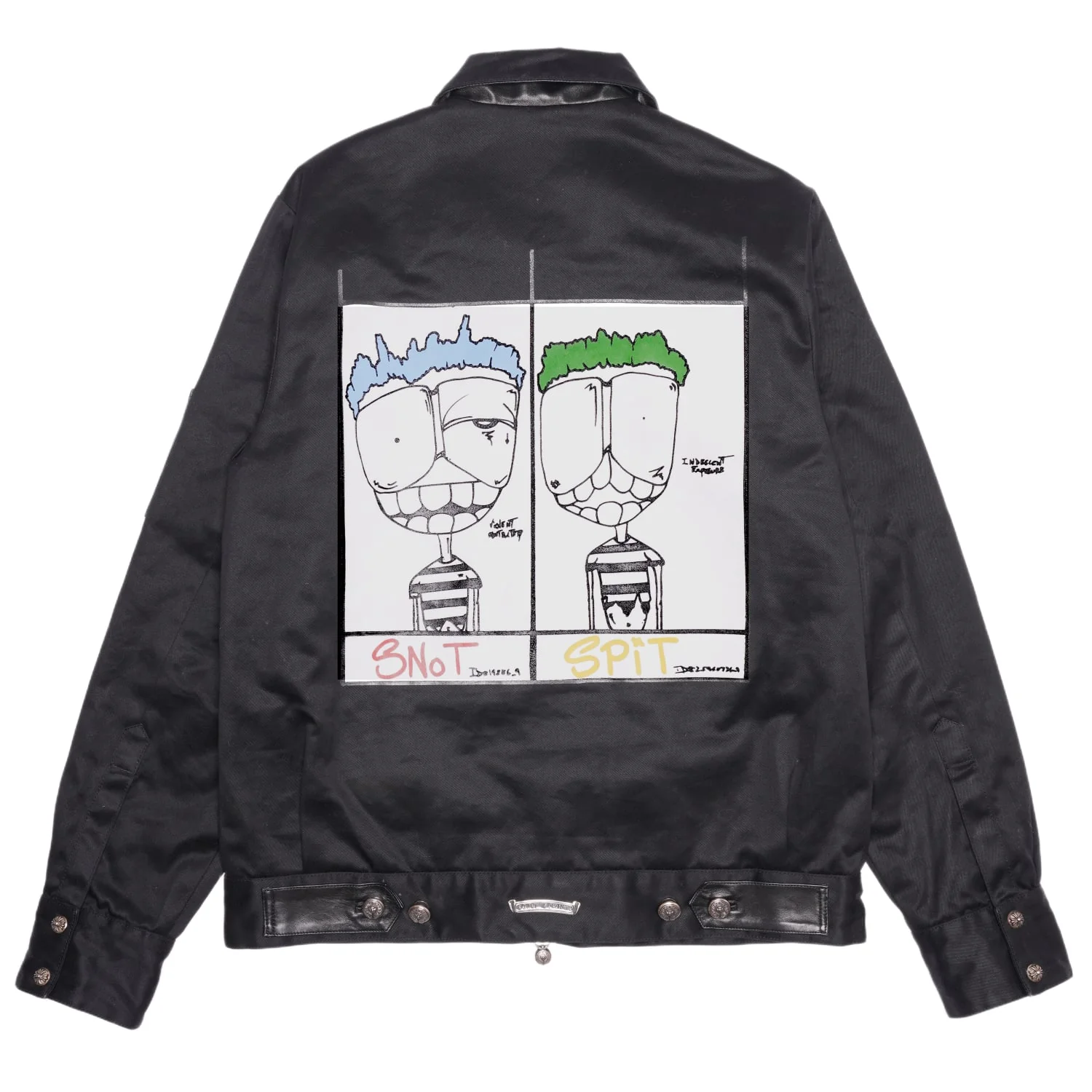 Chrome Hearts Matty Boy 'Snot and Spit' Zip Up Jacket - Image 2