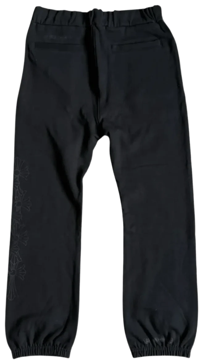 Chrome Hearts 'Miami Exclusive Vertical Logo' Black Sweatpants - Image 2