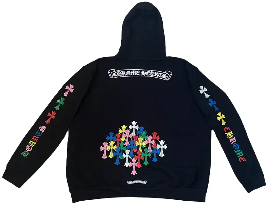 Chrome Hearts 'Multi Color Cross' Hoodie - Image 2