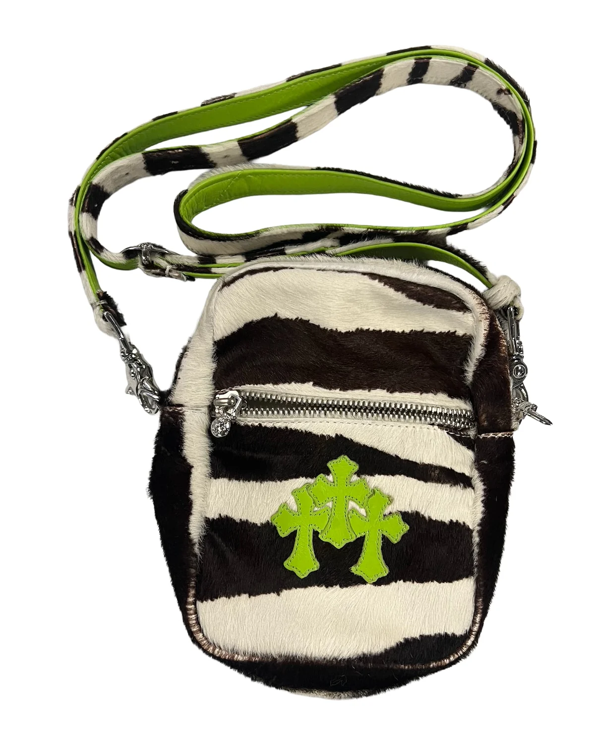 Chrome Hearts 'Neon Zebra' Mini Taka Bag