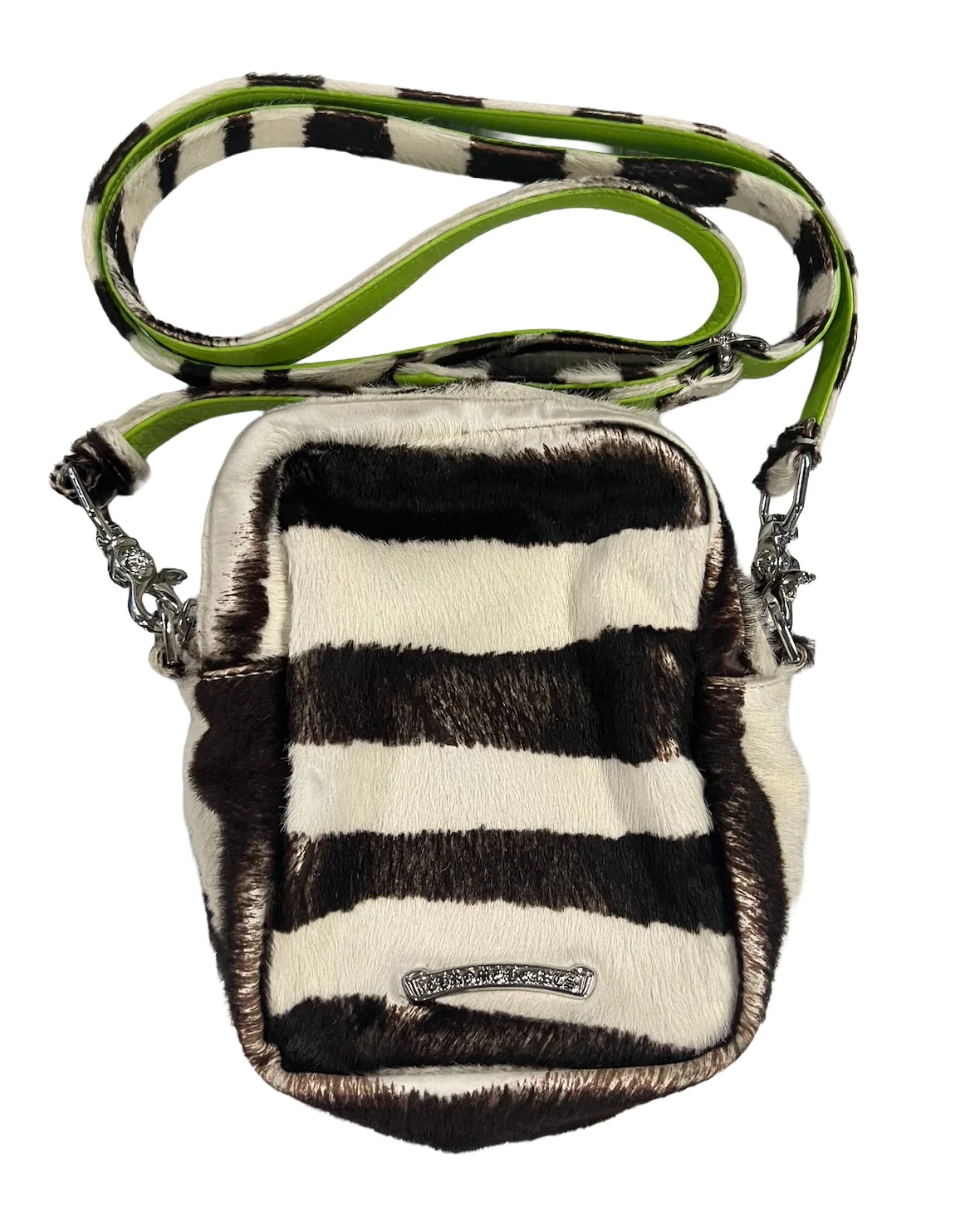 Chrome Hearts 'Neon Zebra' Mini Taka Bag - Image 2