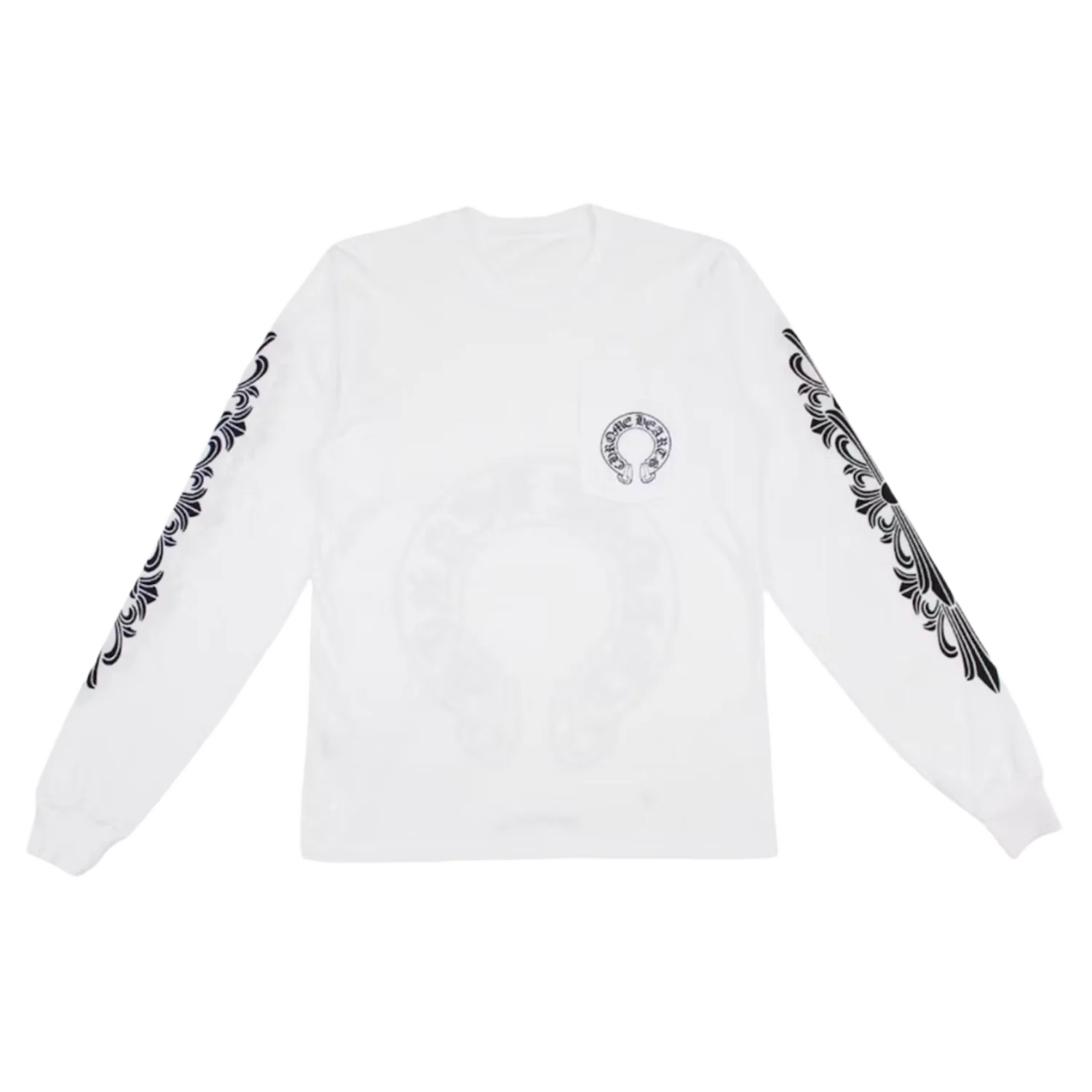 Chrome Hearts 'New York' Floral Horseshoe Longsleeve