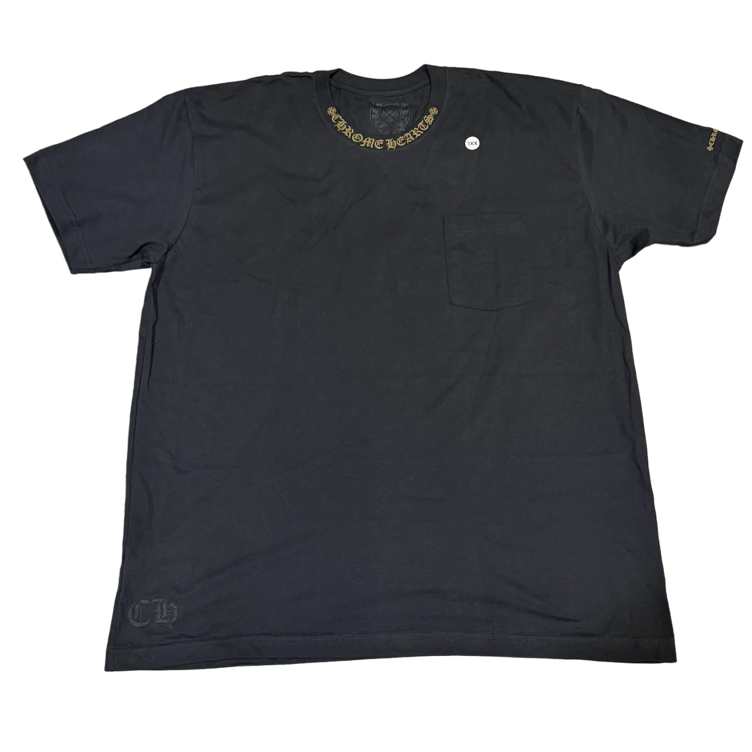 Chrome Hearts 'Olive' Collar Logo Tee