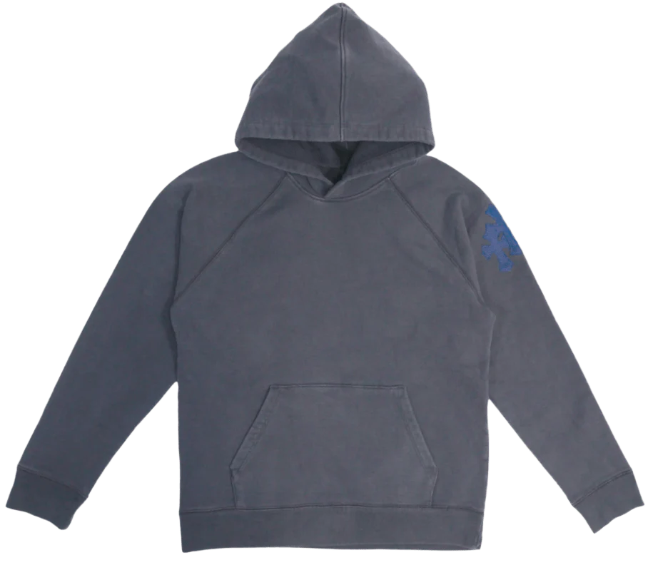 Chrome Hearts 'Paper Jam Triple Cross Patch' Navy Hoodie