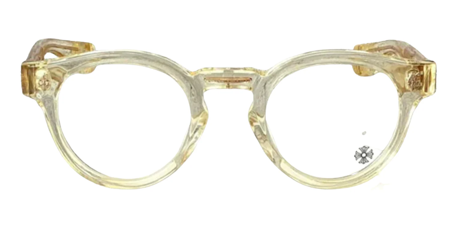 Chrome Hearts 'Peter Arnell' Crystal/Gold Glasses - Image 2