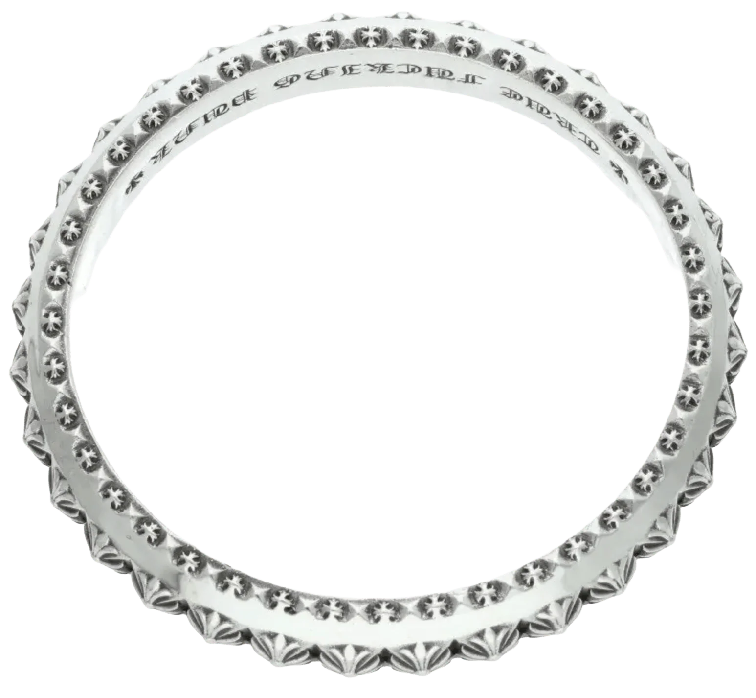 Chrome Hearts 'Punk SIlver' Bangle Pete Punk Bracelet - Image 3
