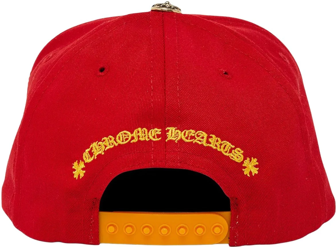Chrome Hearts 'Red Yellow' CH Baseball Hat - Image 2
