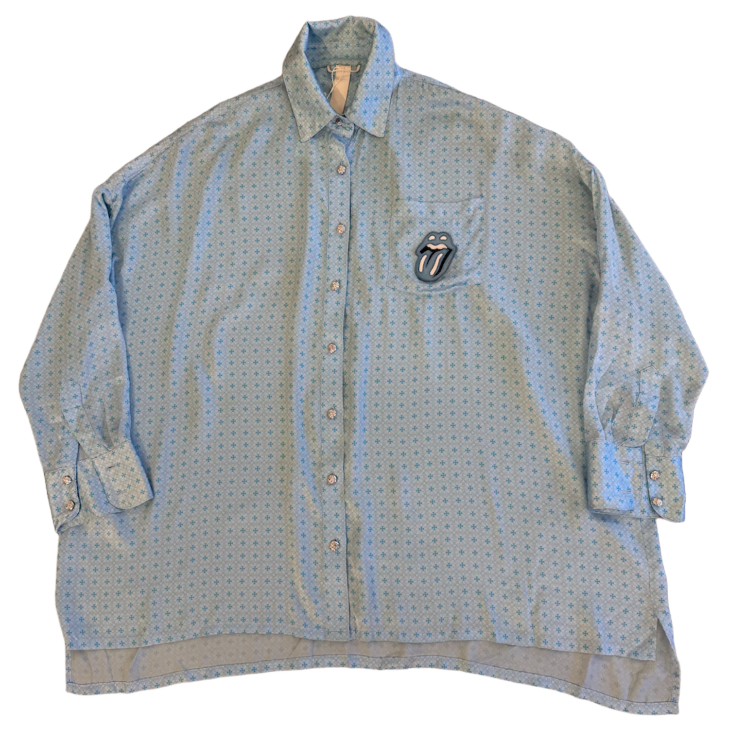 Chrome Hearts Rolling Stones 'Silk' Button Up Shirt