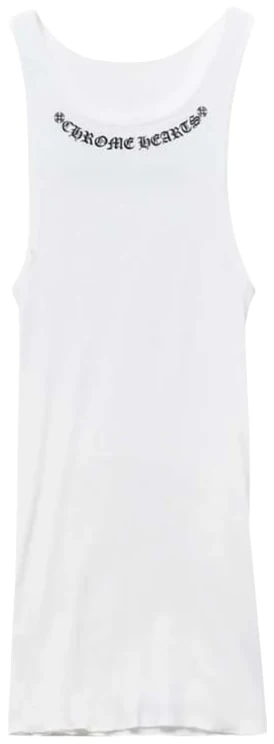 Chrome Hearts 'Scroll' White Tank Top