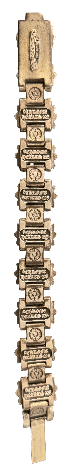 Chrome Hearts 'Silver Fleur De Lis' H-link Bracelet - Image 3