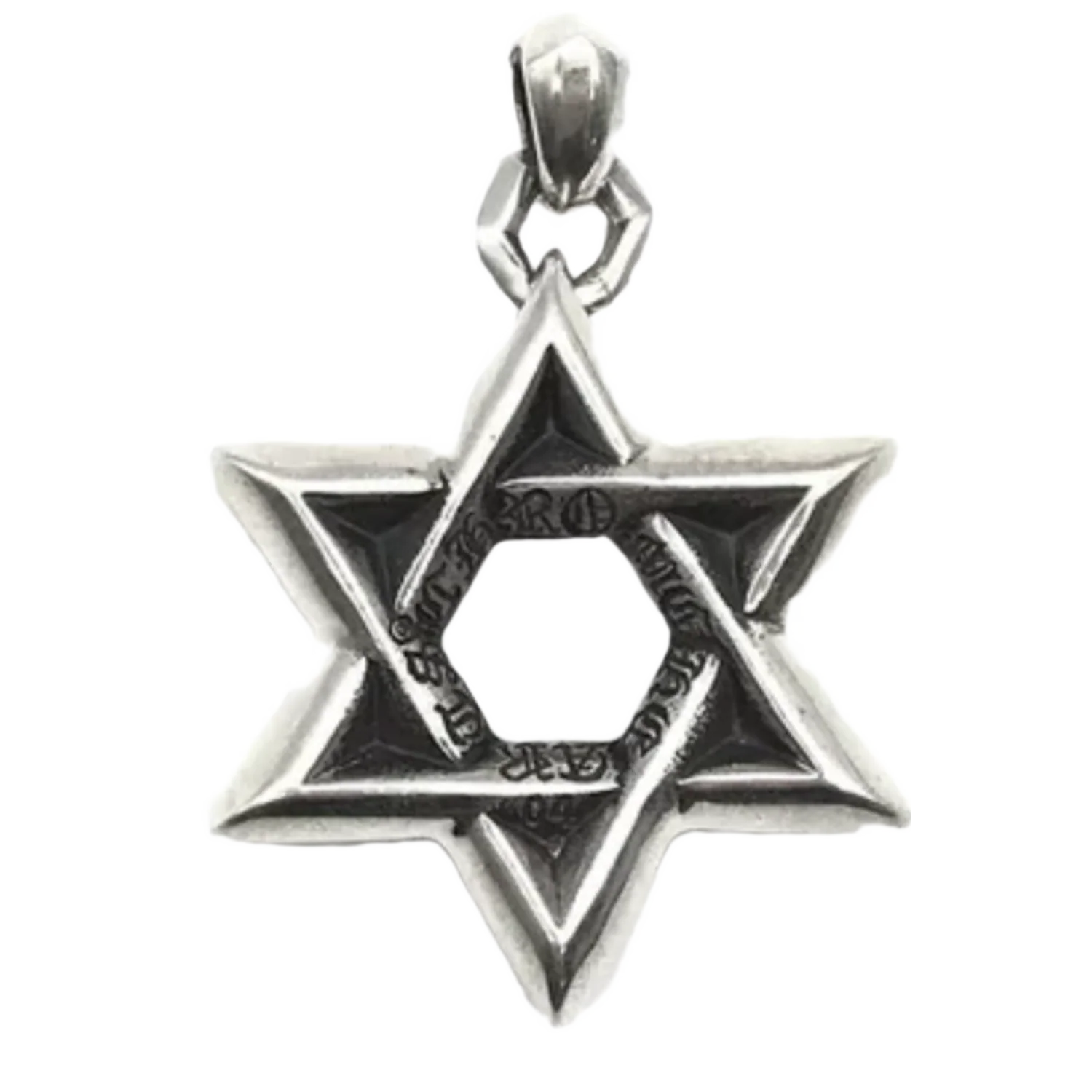 Chrome Hearts 'Silver Star of David' Large Pendant
