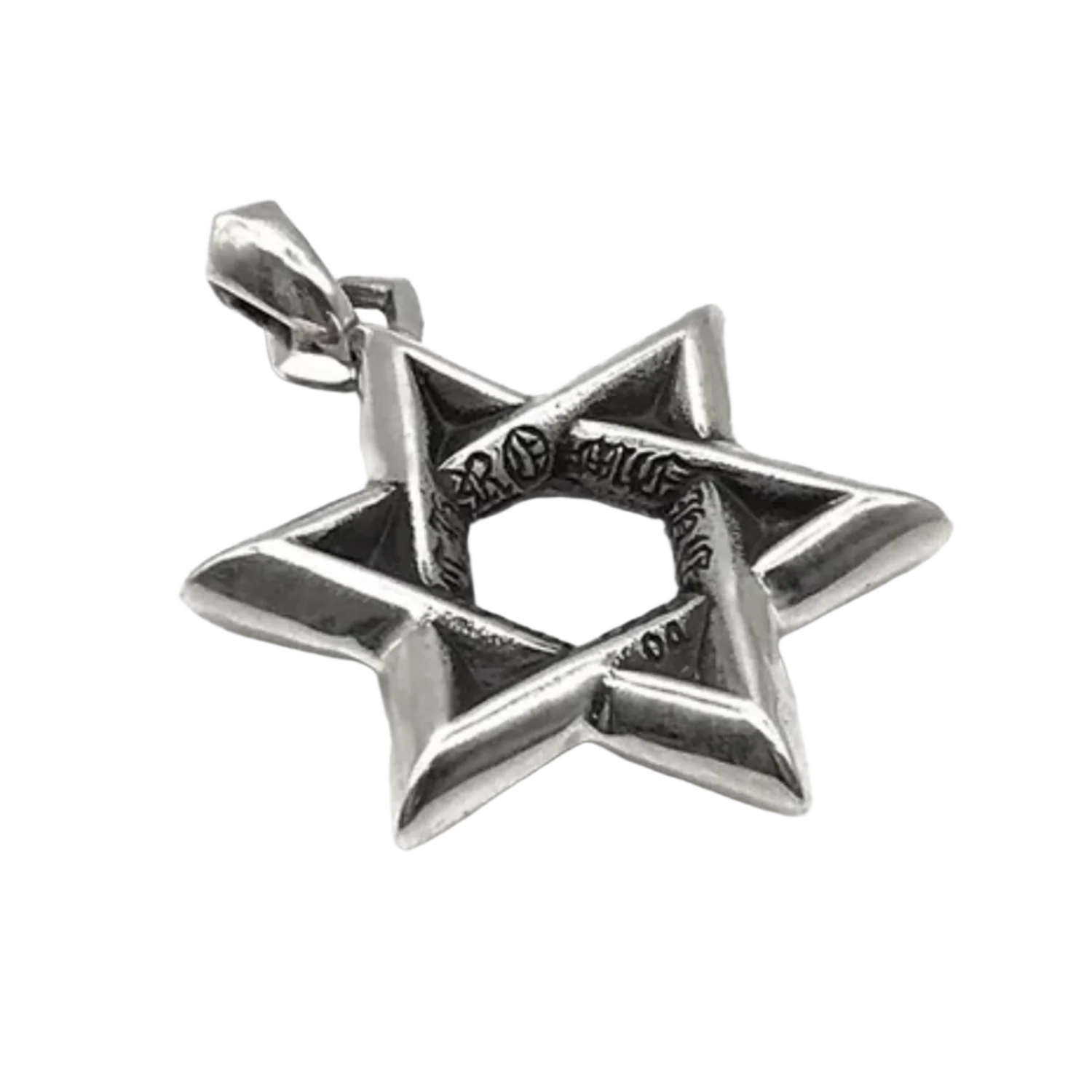 Chrome Hearts 'Silver Star of David' Large Pendant - Image 2