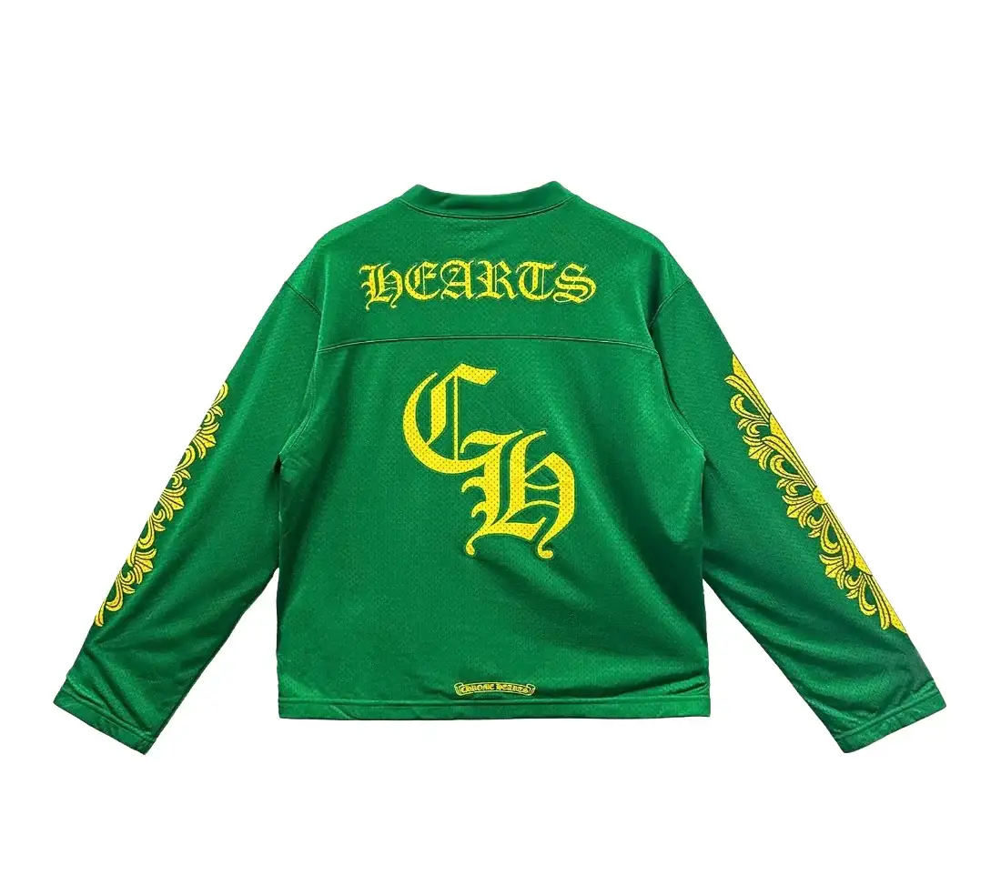Chrome Hearts Sports Mesh Warm Up Jersey & Pant Set - Image 4