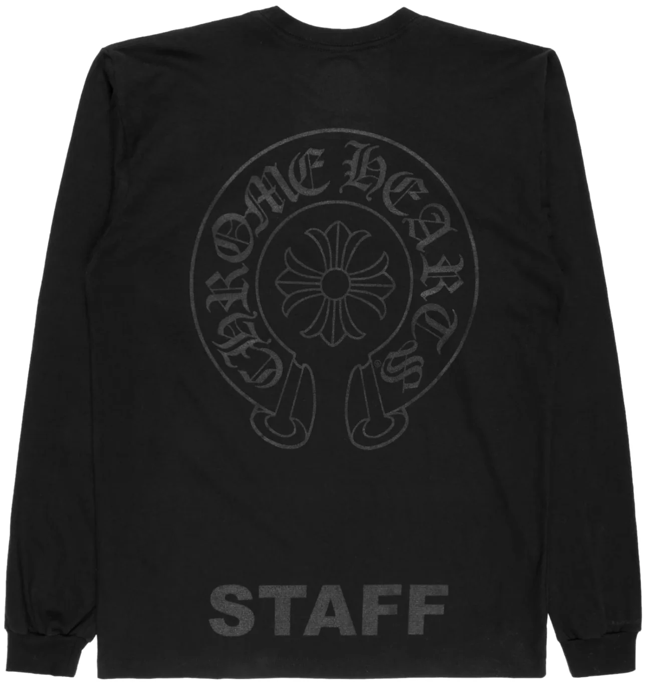 Chrome Hearts 'Staff' Black Longsleeve - Image 2