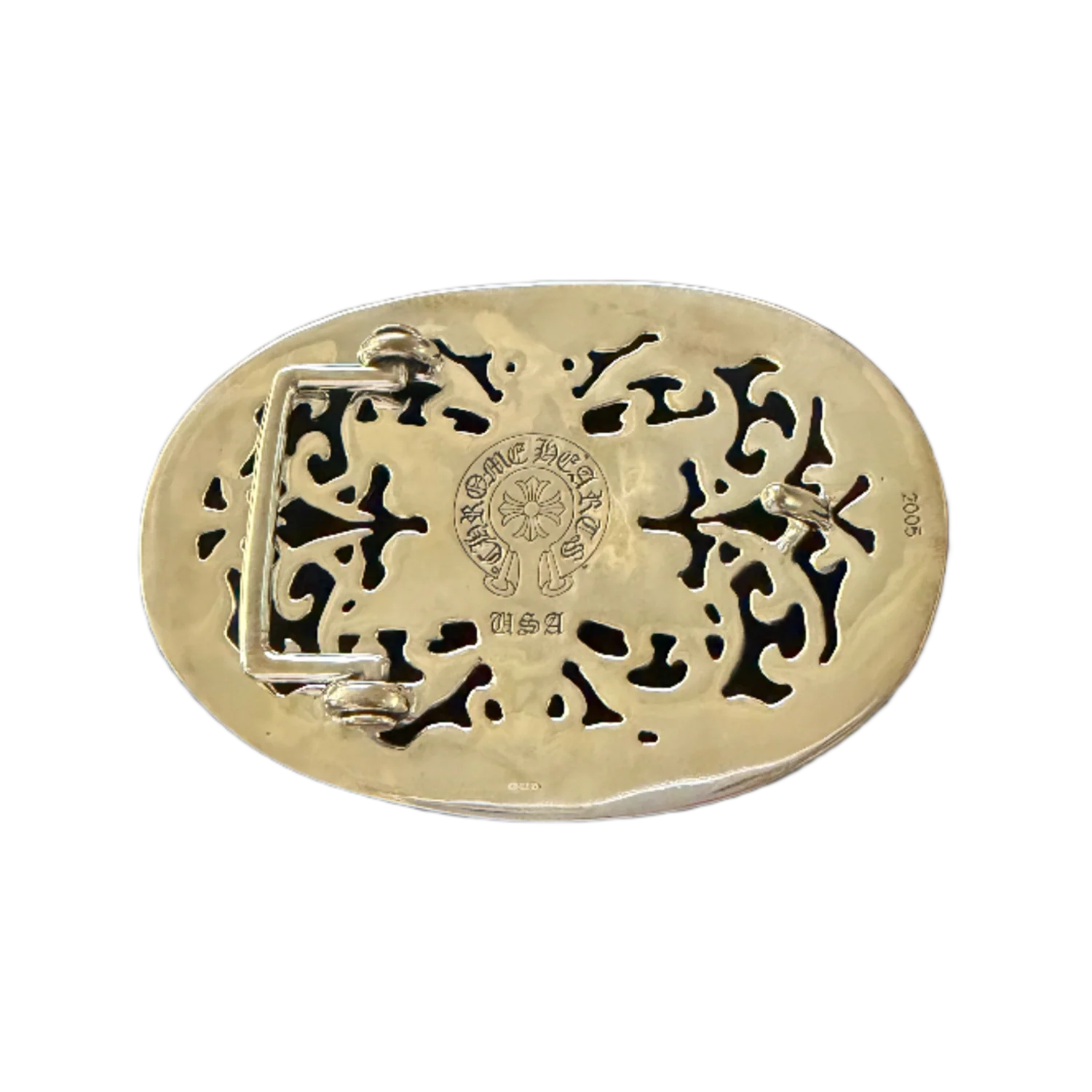 Chrome Hearts 'Star Oval' XL Belt Buckle - Image 2