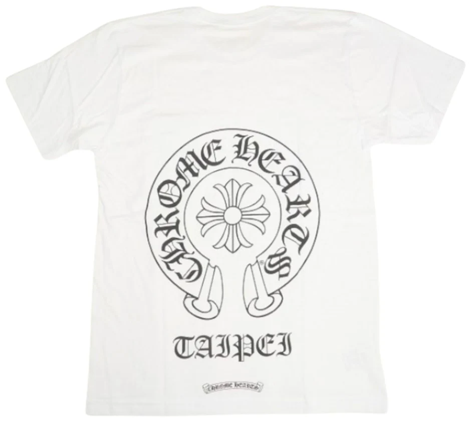 Chrome Hearts 'Taipei' White Pocket Tee - Image 2