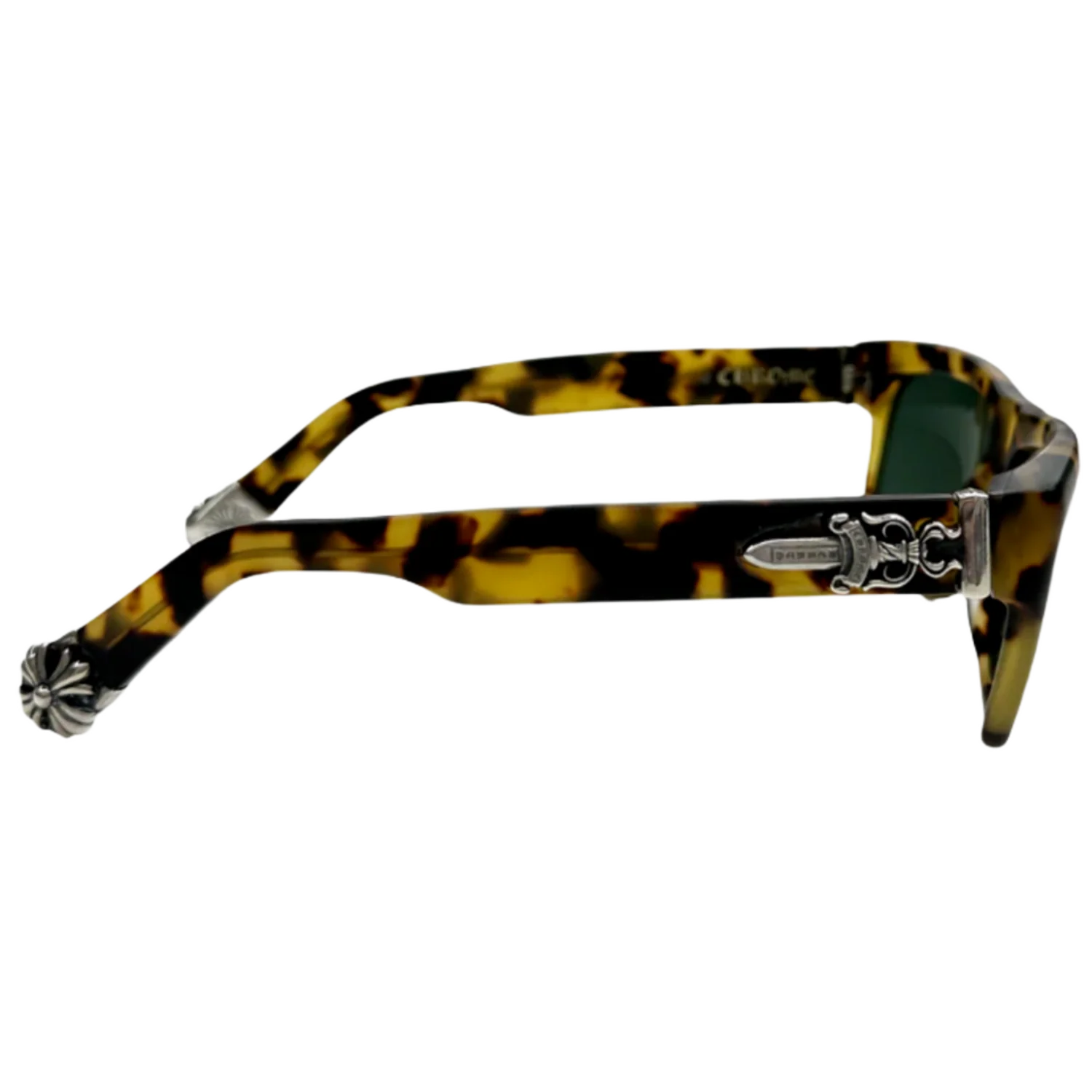 Chrome Hearts 'Tortoise' Sunglasses With Camo Case - Image 2