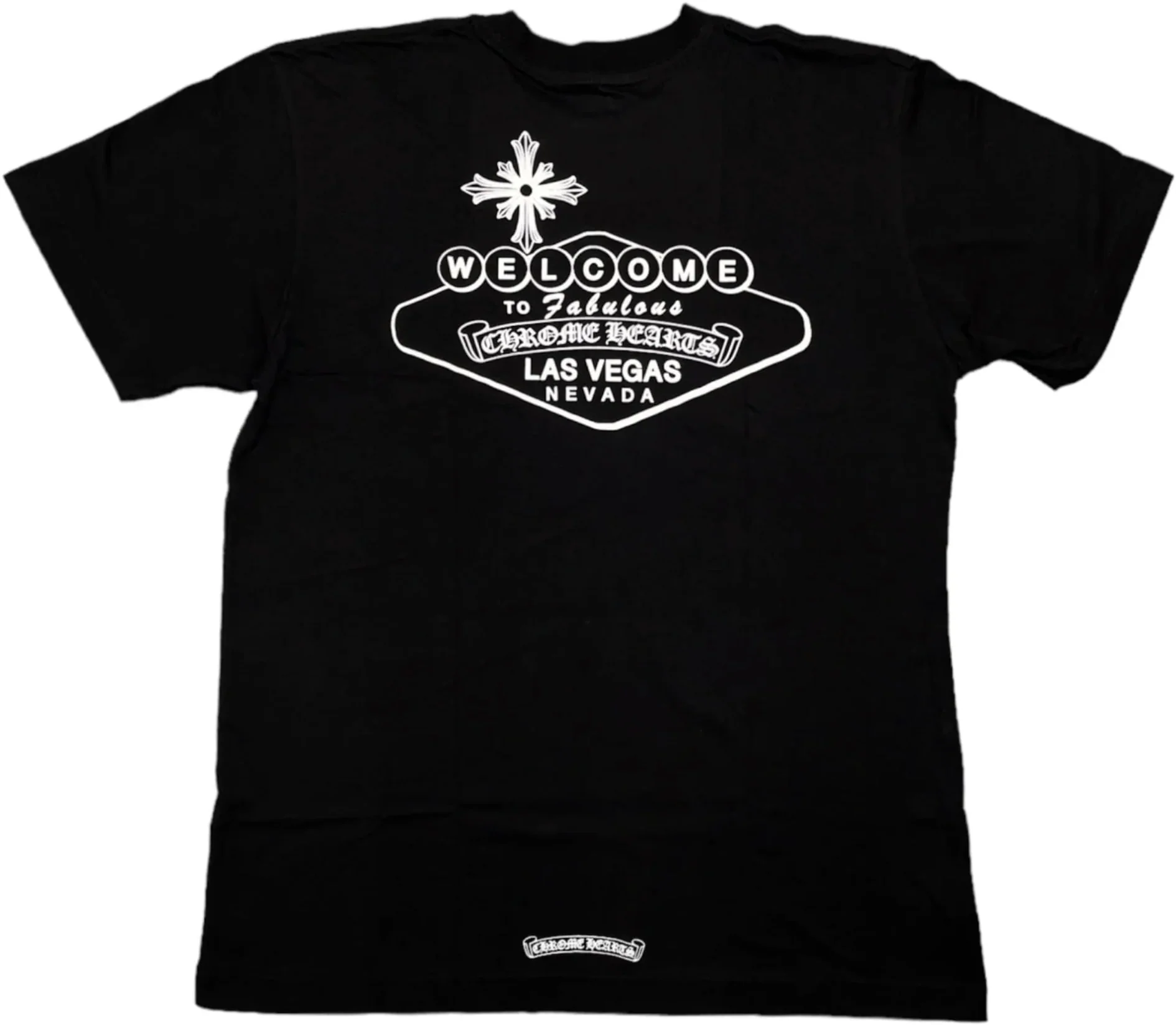 Chrome Hearts 'Welcome to Vegas' Black Tee - Image 2
