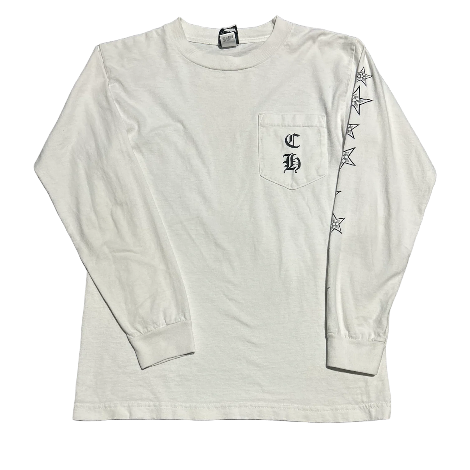 Chrome Hearts 'White' Vintage Horseshoe Star Logo Longsleeve
