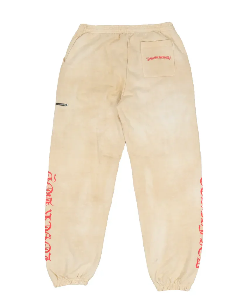 Chrome Hearts x Drake 'Friends & Family' CLB Cream Sweatpants - Image 2