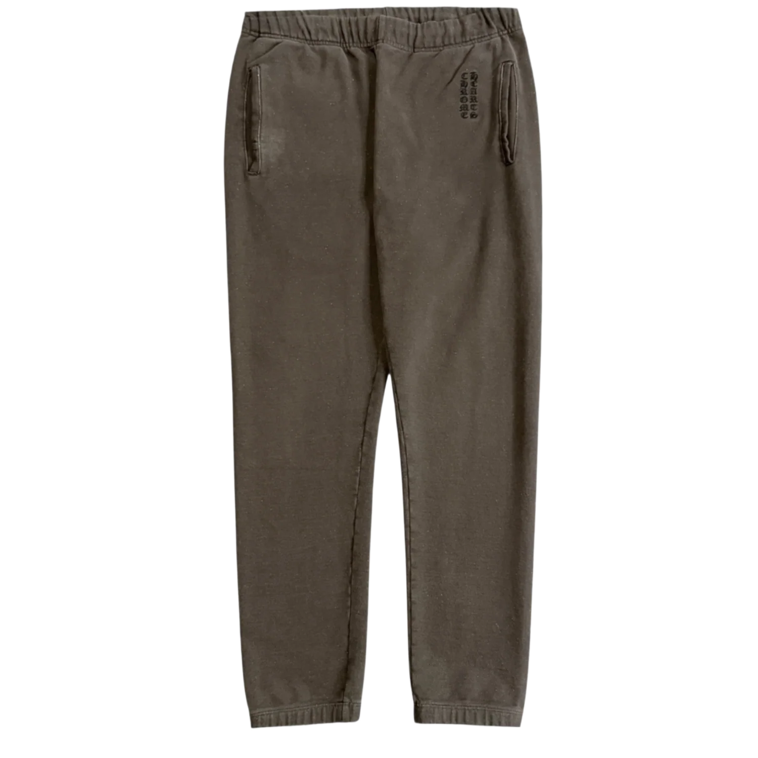 Chrome Hearts 'Y Not' Embroidered Vertical Logo Sweatpants