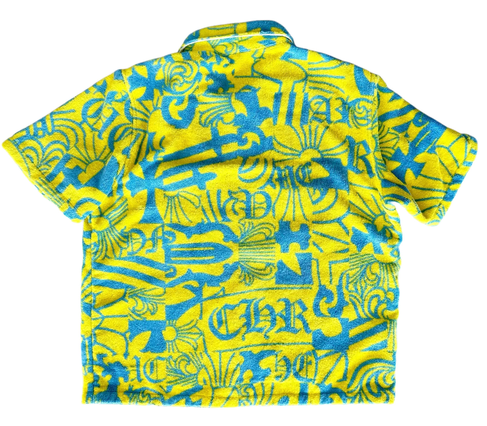 Chrome Hearts 'Yellow' Stencil Towel Shirt - Image 2