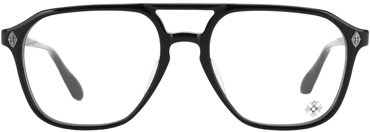 Chrome Hearts 'Zipher' Black Sunglasses
