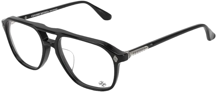 Chrome Hearts 'Zipher' Black Sunglasses - Image 2