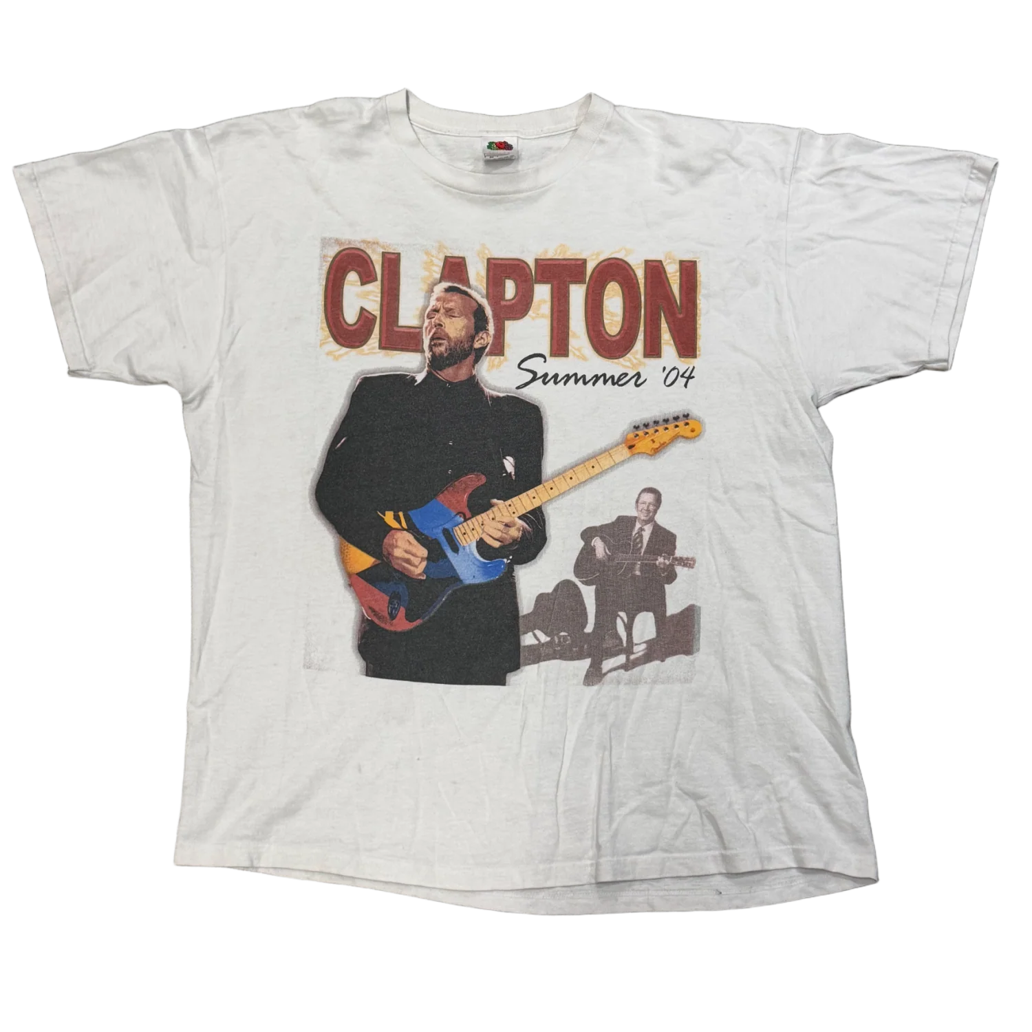 Eric Clapton 'Summer 2004' White Vintage Tee