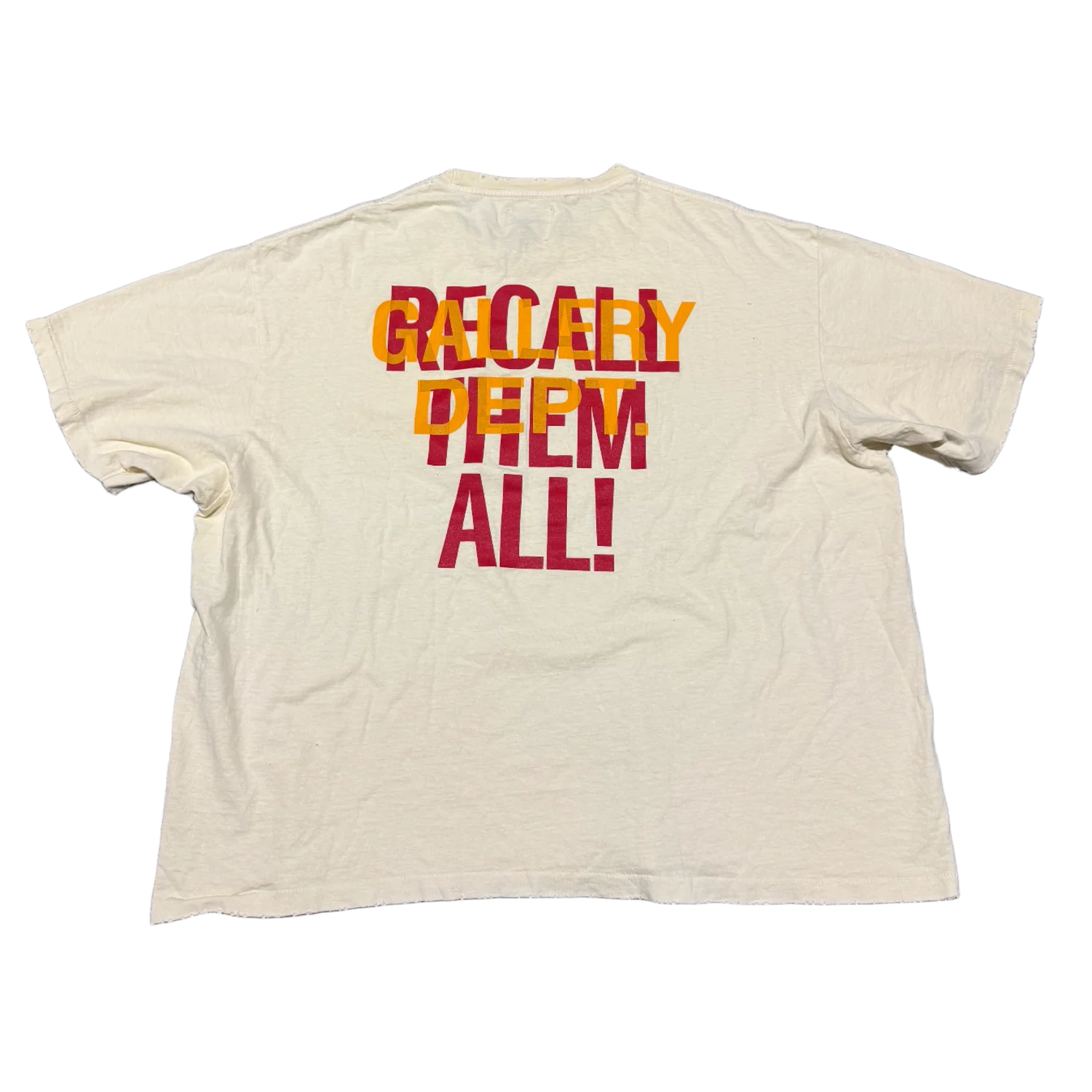 Gallery Dept. 'Recall Them All' G Ball Beige Tee - Image 2
