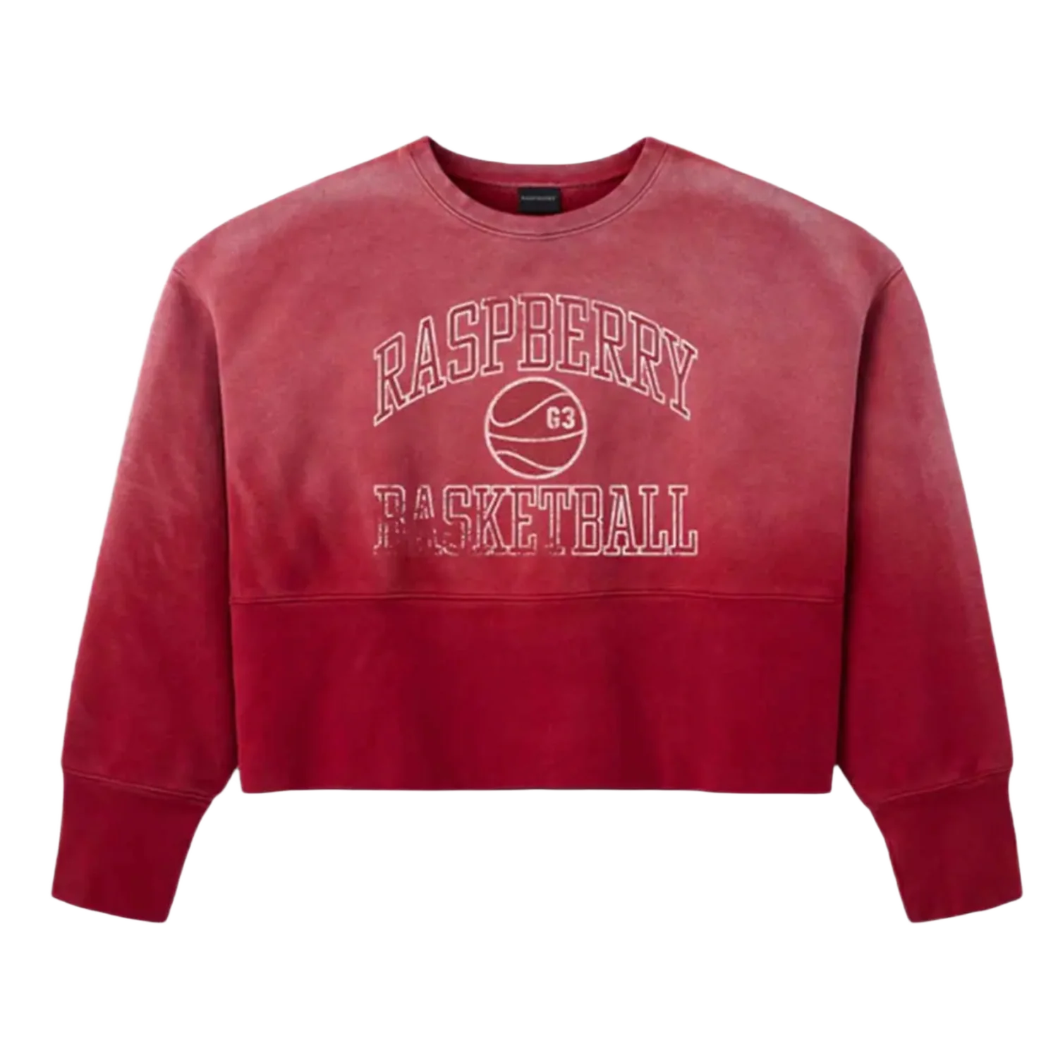 Gold+Vintage Gallery Raspberry Hills 'BBall' Crewneck