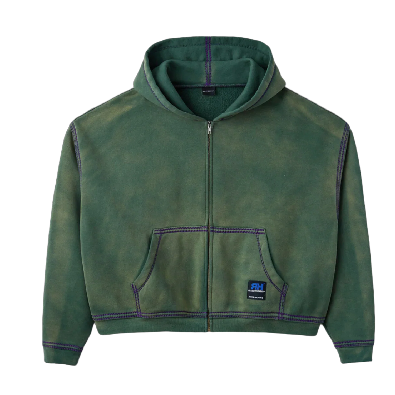 Gold+Vintage Gallery Raspberry Hills 'Skunk' Zip Up Hoodie