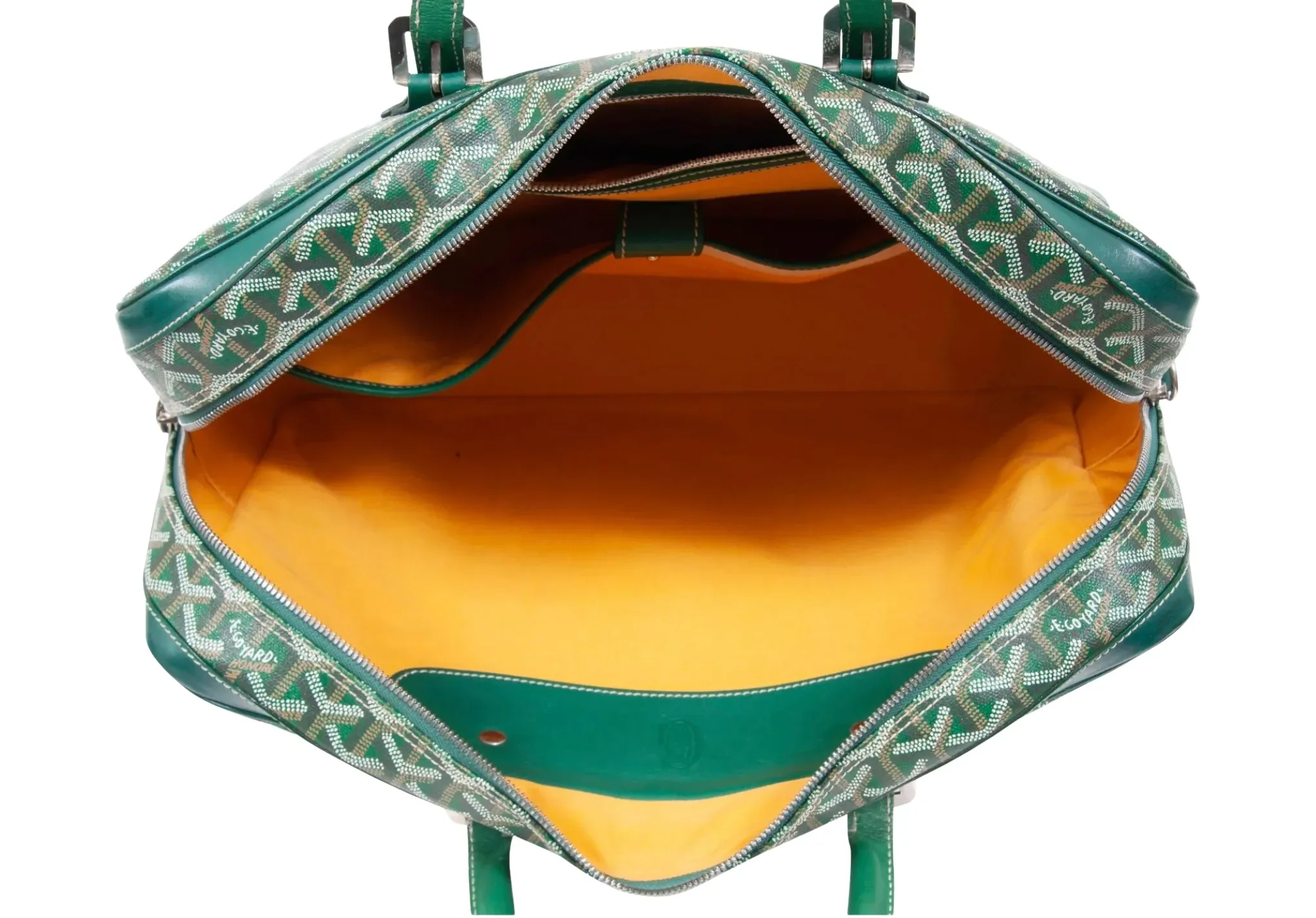 Goyard 'Ambassade MM' Green Briefcase - Image 2