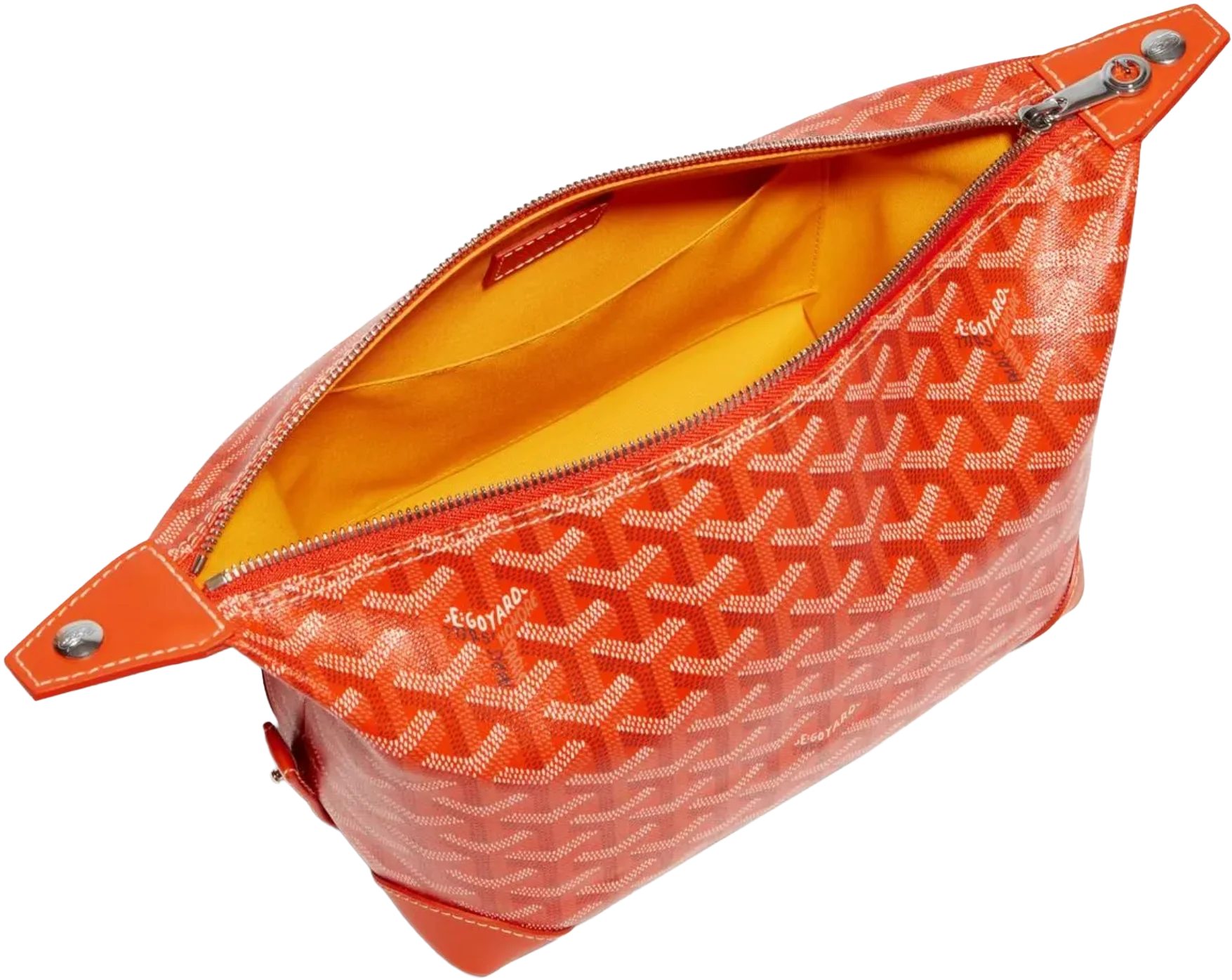 Goyard 'Orange' Bowling 25 Toiletry Bag - Image 2