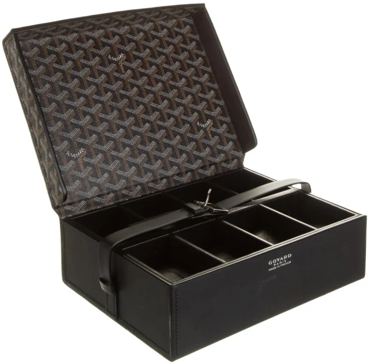 Goyard 'Coffret Montres' Noir 8 Watch Case - Image 2