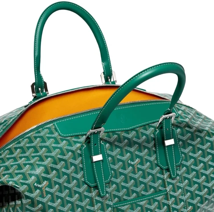 Goyard 'Green' Bowling 45 Duffle Bag - Image 2