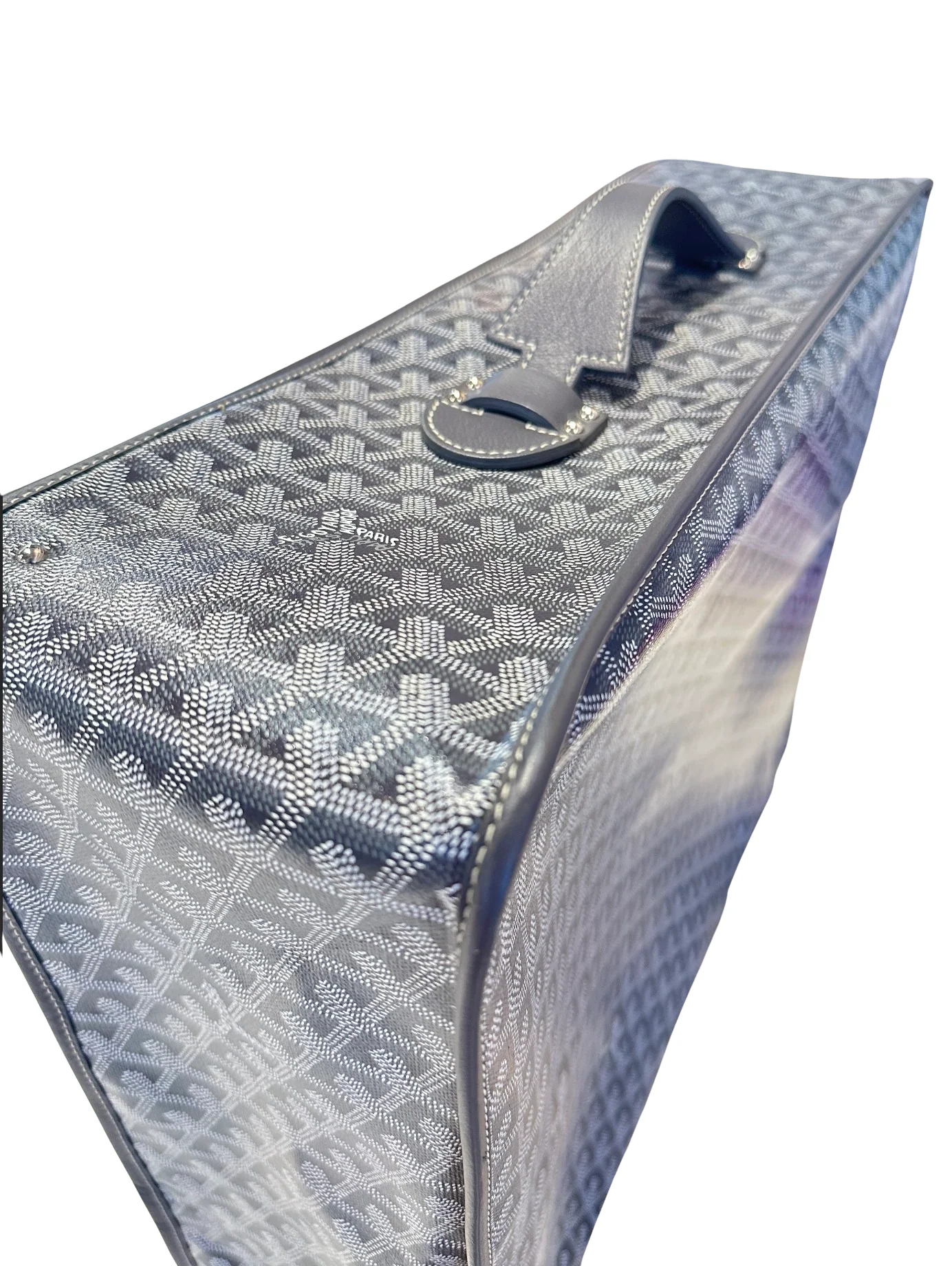 Goyard 'Grey' Caravelle 50 Suitcase - Image 2
