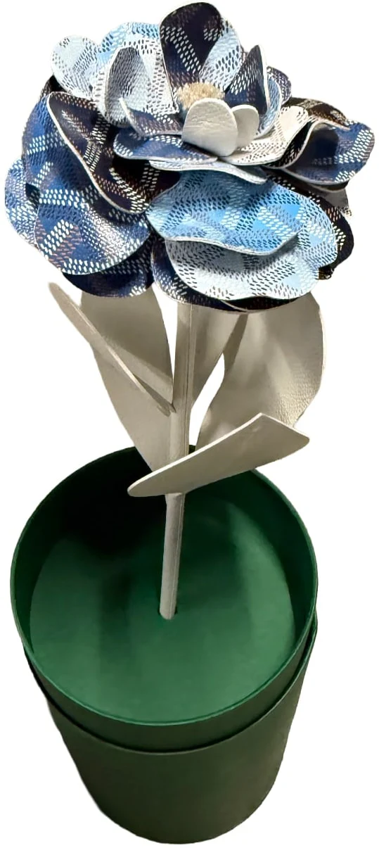 Goyard 'Mon Amie La Rose' Leather Flower - Image 2