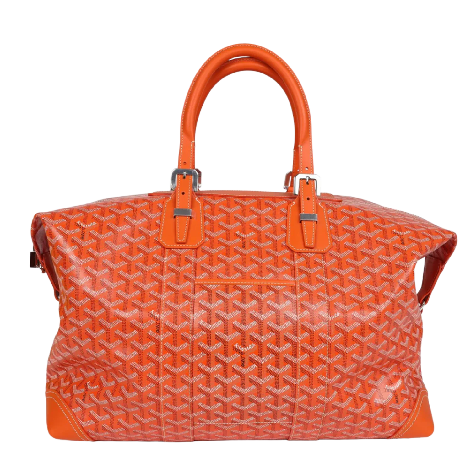 Goyard 'Orange' Boeing 45 Duffle Bag - Image 2