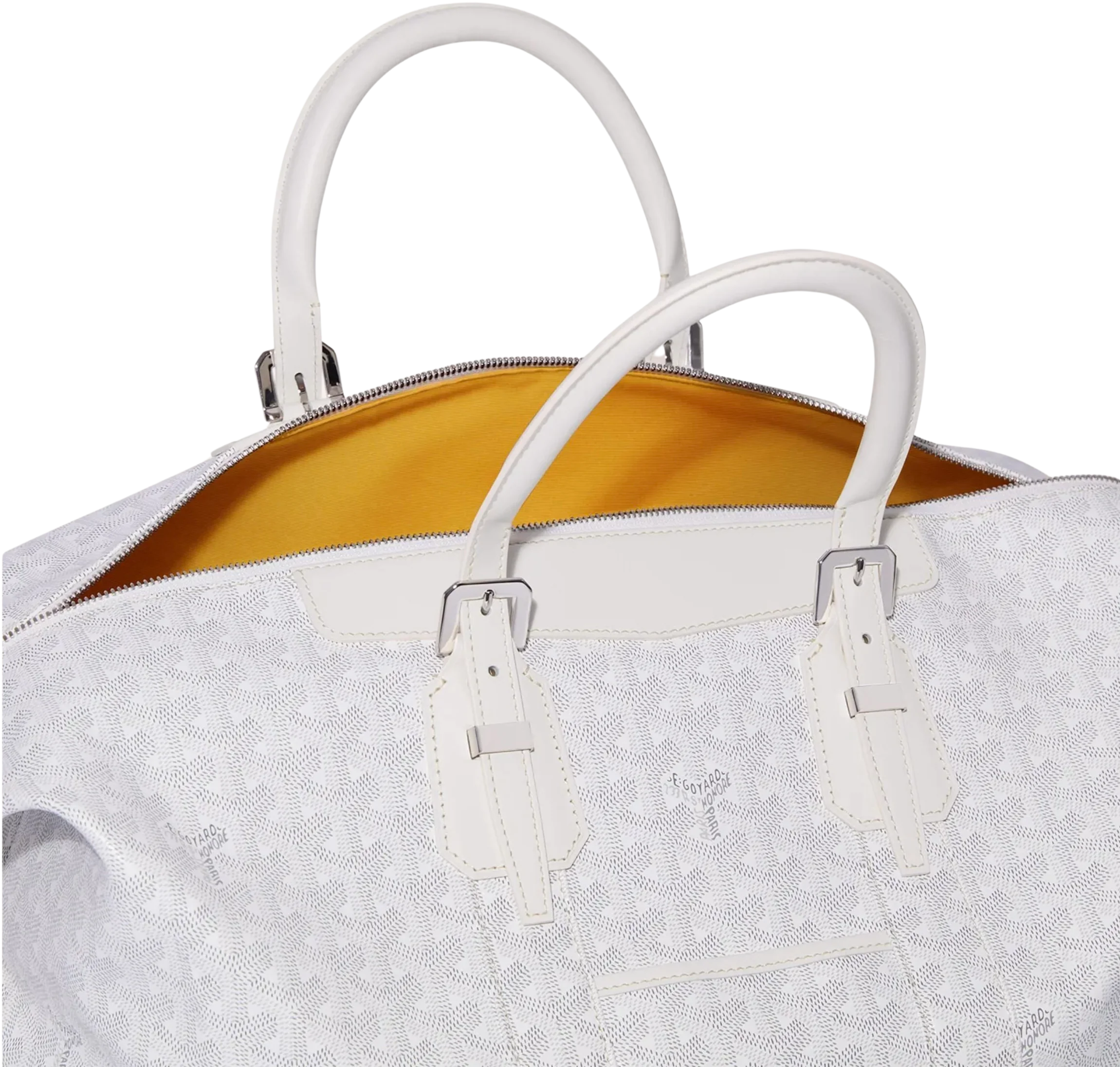 Goyard 'White' Bowling 45 Duffle Bag - Image 2
