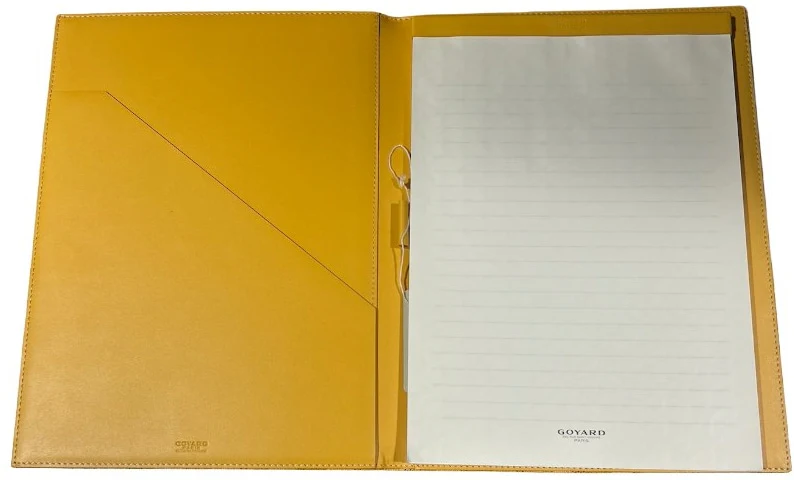 Goyard 'Yellow' Thabo Notebook Holder 84 (Medium) - Image 2