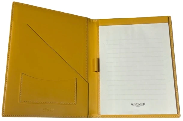 Goyard 'Yellow' Thabo Notebook Holder 85 (Small) - Image 2
