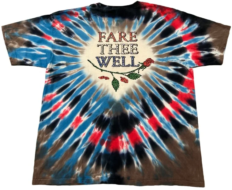 Grateful Dead 'Fare Thee Well' Rhinestone Vintage Tee - Image 2