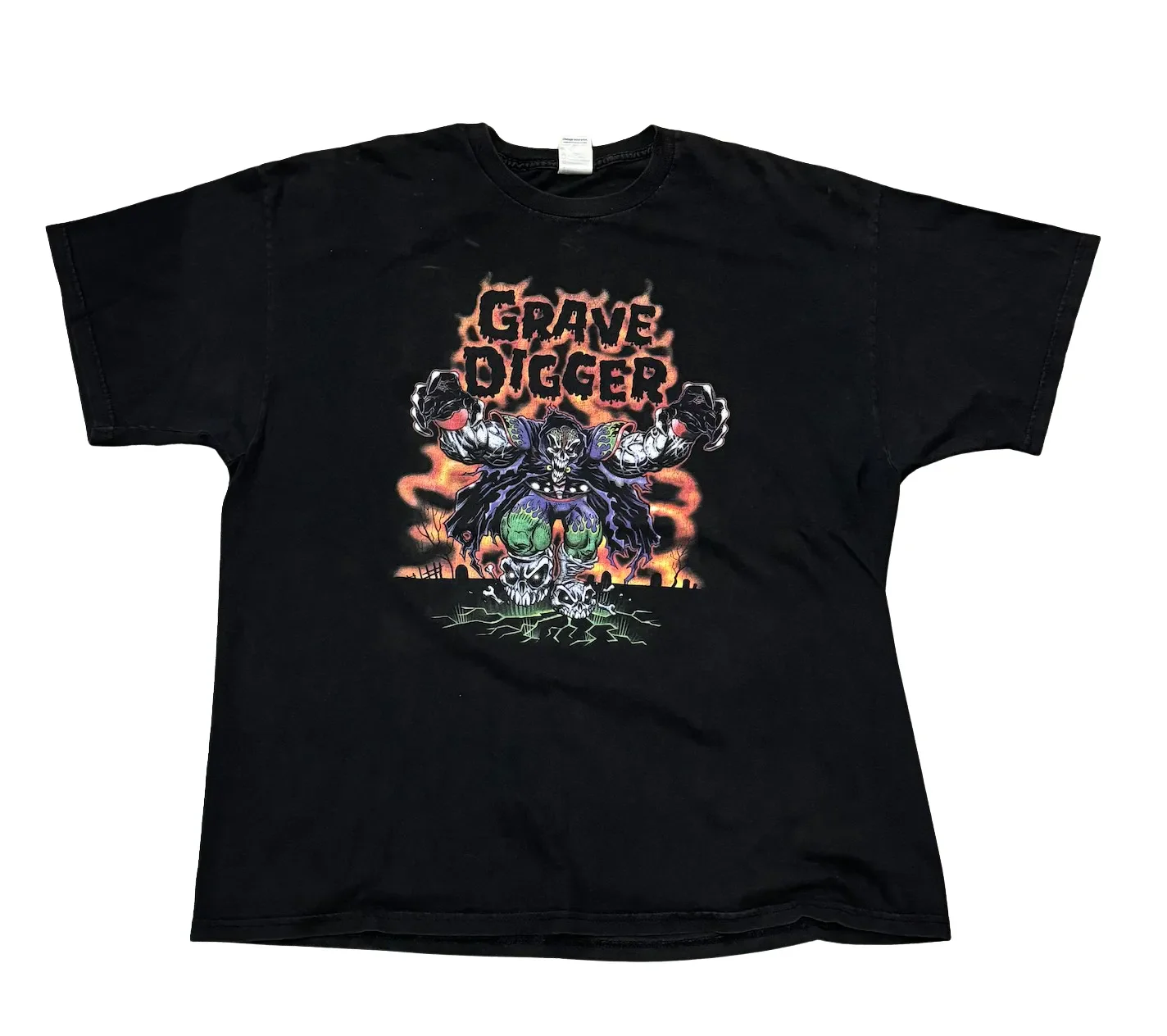Grave Digger 'Handle The Ride' Vintage Tee