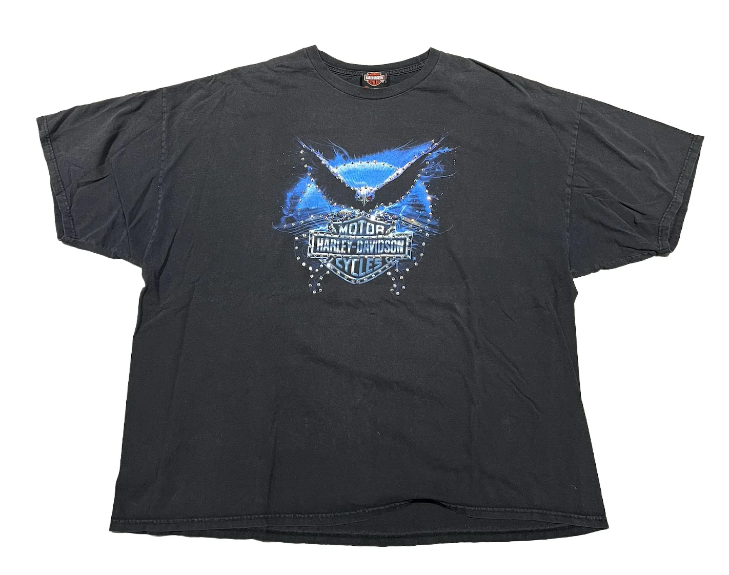 Harley Davidson 'Adirondack' Rhinestone Vintage Tee