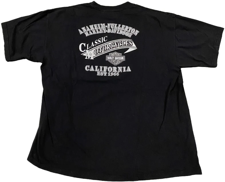 Harley Davidson 'Anaheim-Fullerton' Vintage Tee - Image 2