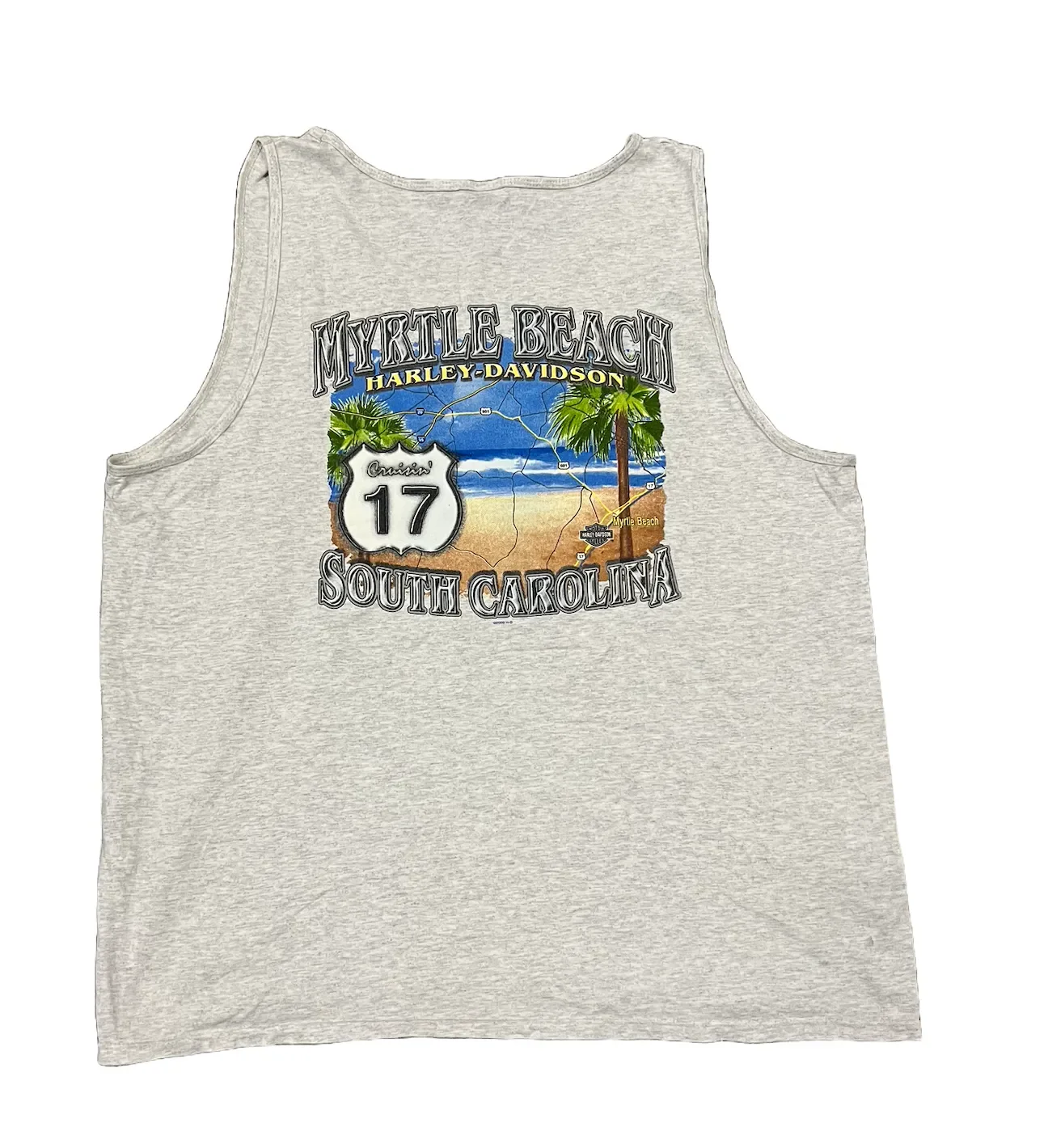 Harley Davidson 'Authentic' Vintage Tank - Image 2